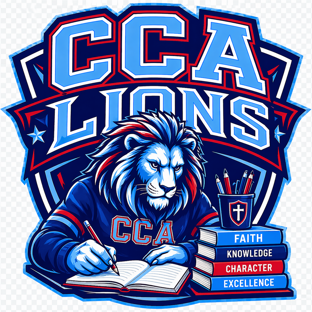CCA LIONS V2026 #E CREST LION FACE WITH CROSS