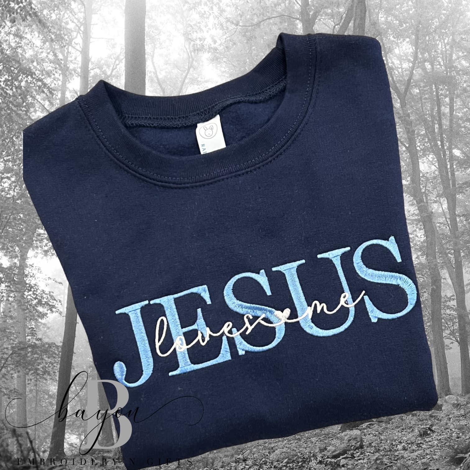 Jesus loves me - Adult sweatshirt, hoodie, t-shirt (short or long) religious apparel
