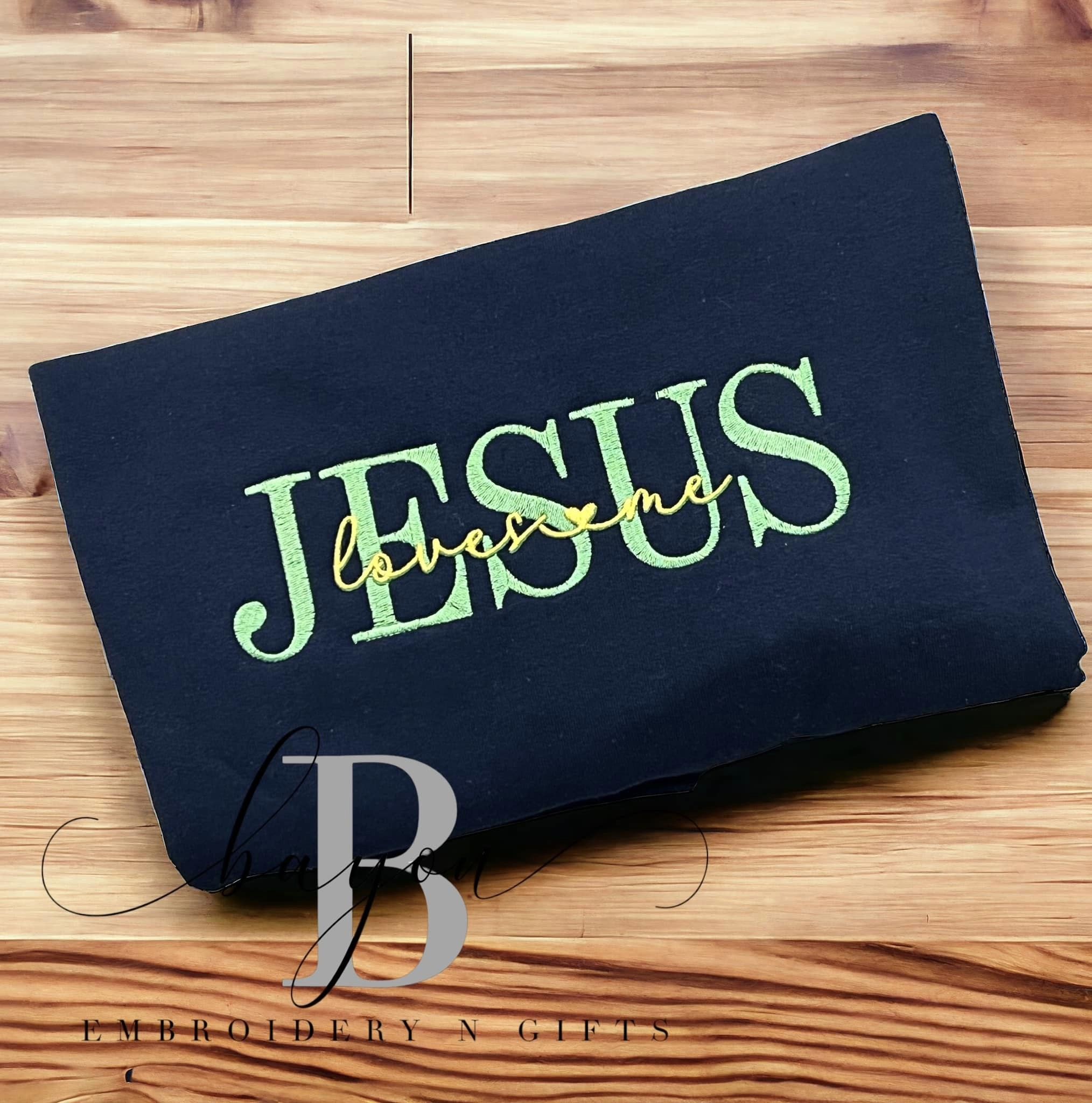 Jesus loves me - Adult sweatshirt, hoodie, t-shirt (short or long) religious apparel