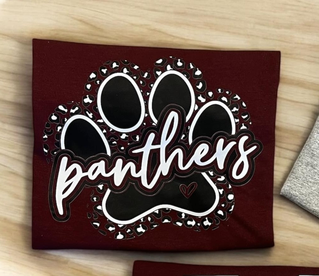 MHS SPIRIT SHIRTS PANTHERS PAWPRINT