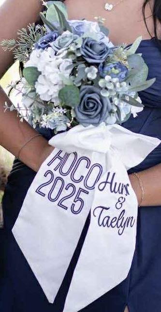 Prom or Homecoming Sash