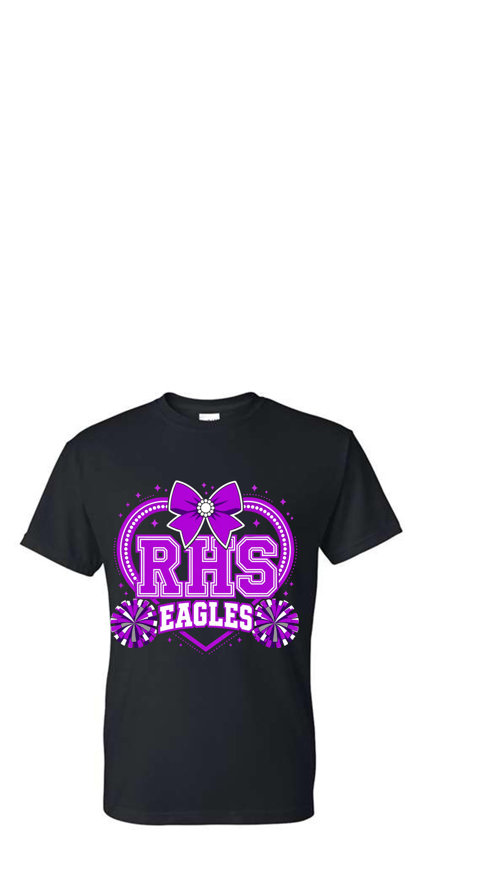 RHS EAGLES SPIRIT HEART BLING AND BOW