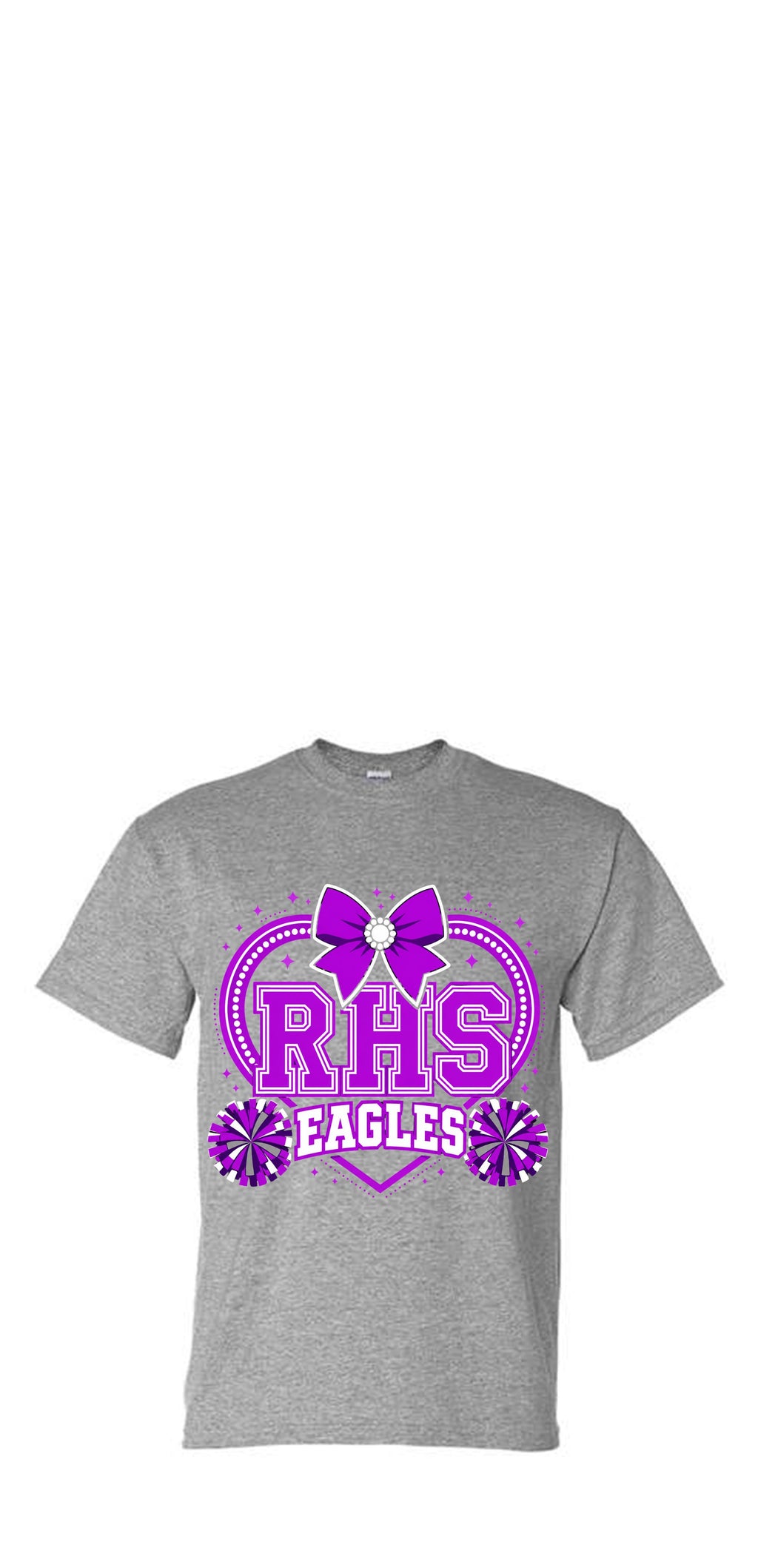 RHS EAGLES SPIRIT HEART BLING AND BOW