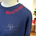 Merry Christmas neckline with bows
