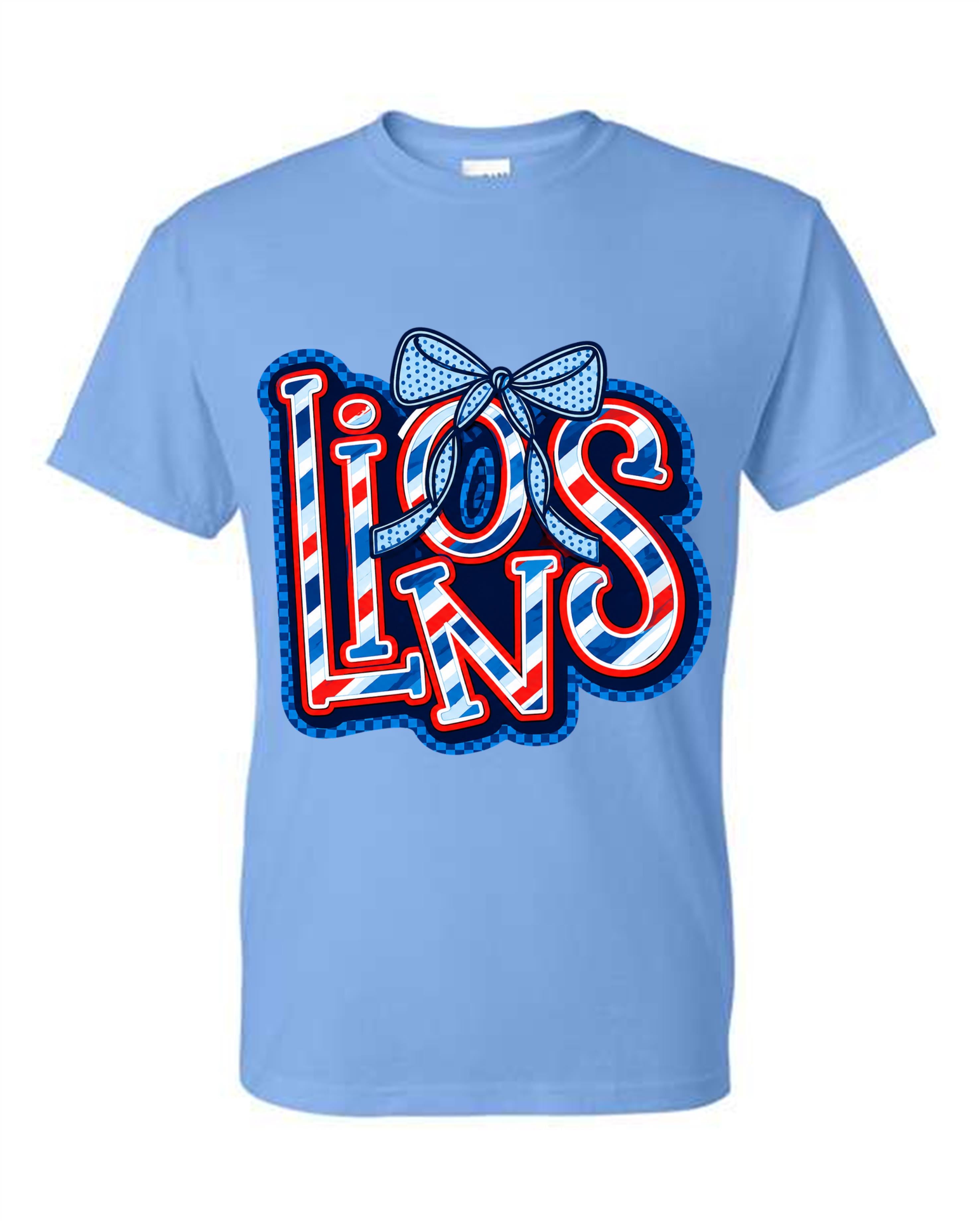 CCA CORNERSTONE LIONS Word Sketched with Bow Design #T