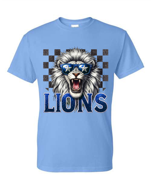 CCA Checkered with Lion YOUTH OR ADULT