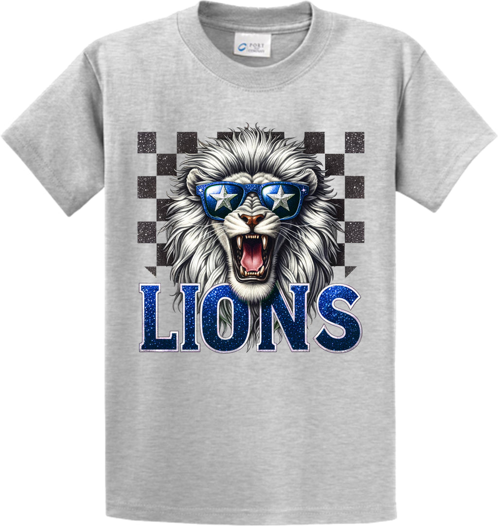 CCA Checkered with Lion YOUTH OR ADULT