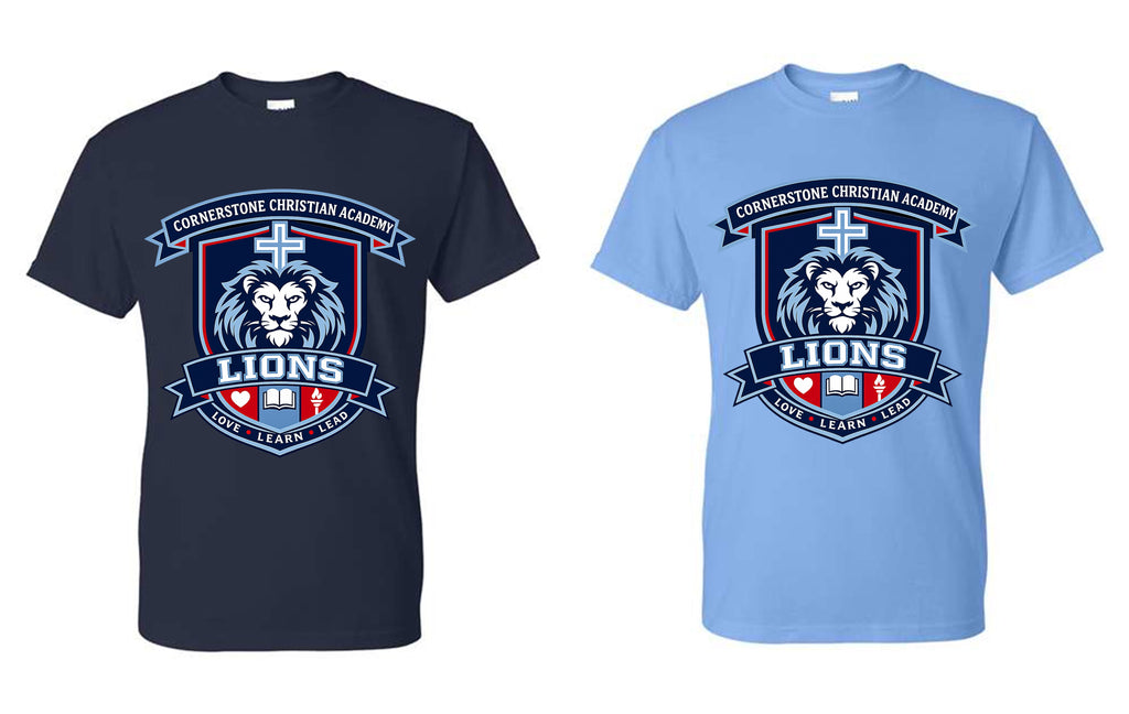 CCA LIONS V2026 #E CREST LION FACE WITH CROSS