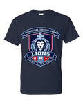 CCA LIONS V2026 #E CREST LION FACE WITH CROSS