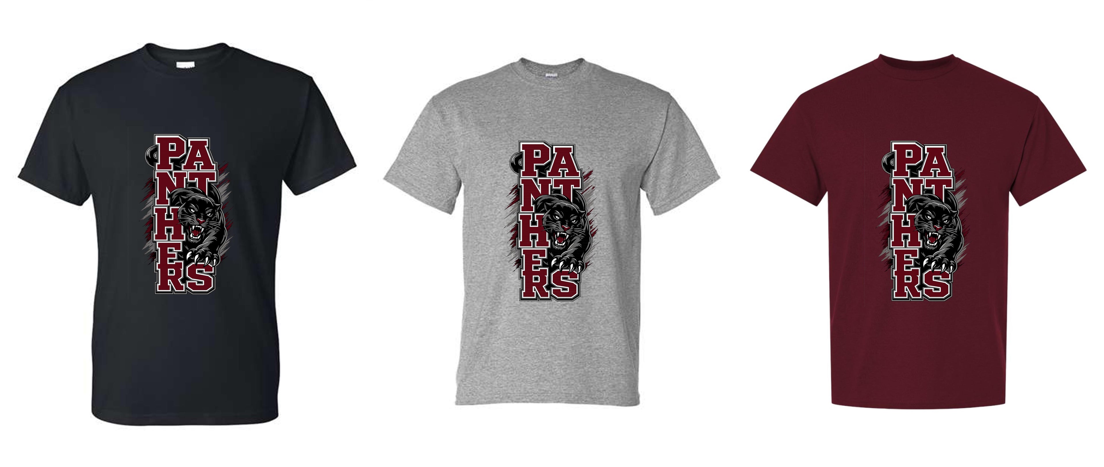 MHS SPIRIT PANTHERS STACKED WITH PANTHER