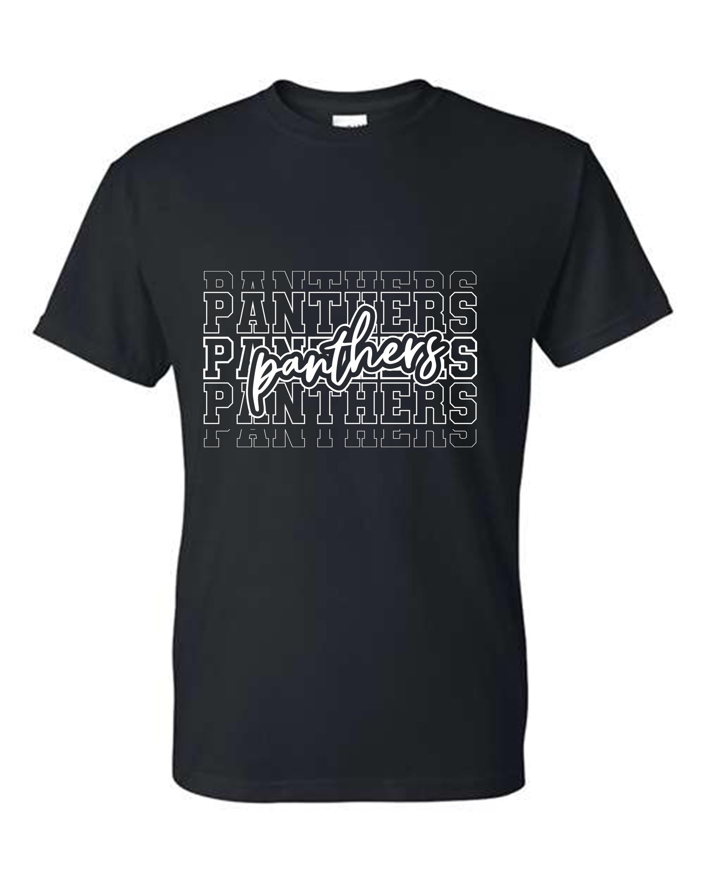 MHS SPIRIT PANTHERS FADE DESIGN