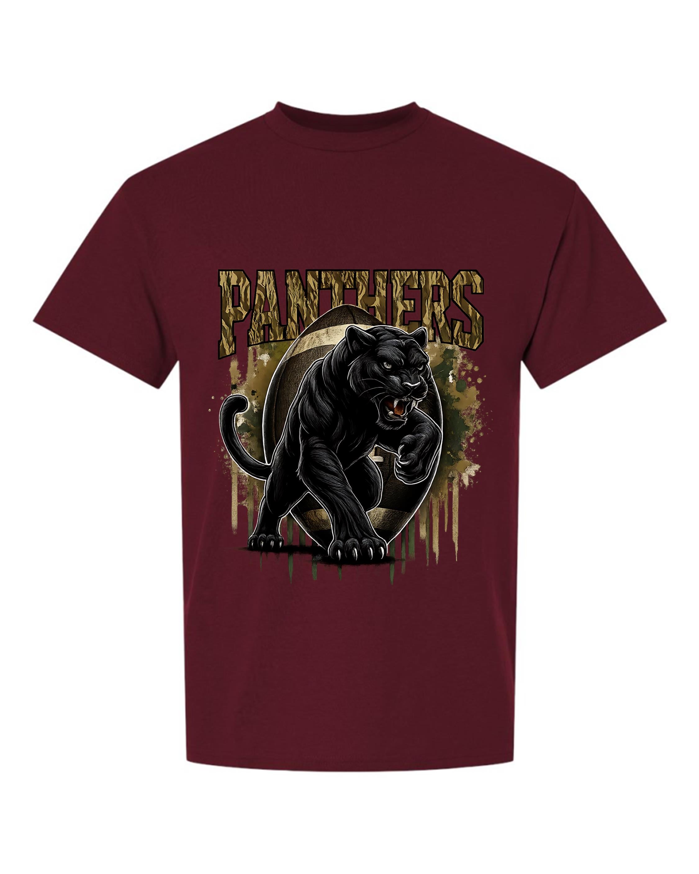 MHS SPIRIT PANTHERS FOOTBALL MOSSY DESIGN