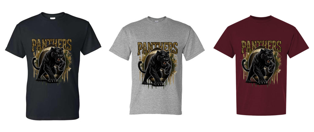 MHS SPIRIT PANTHERS FOOTBALL MOSSY DESIGN
