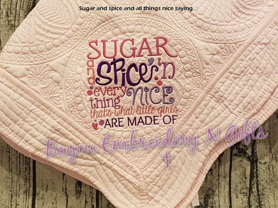 Heirloom baby quilt/throw quilt/lap quilt