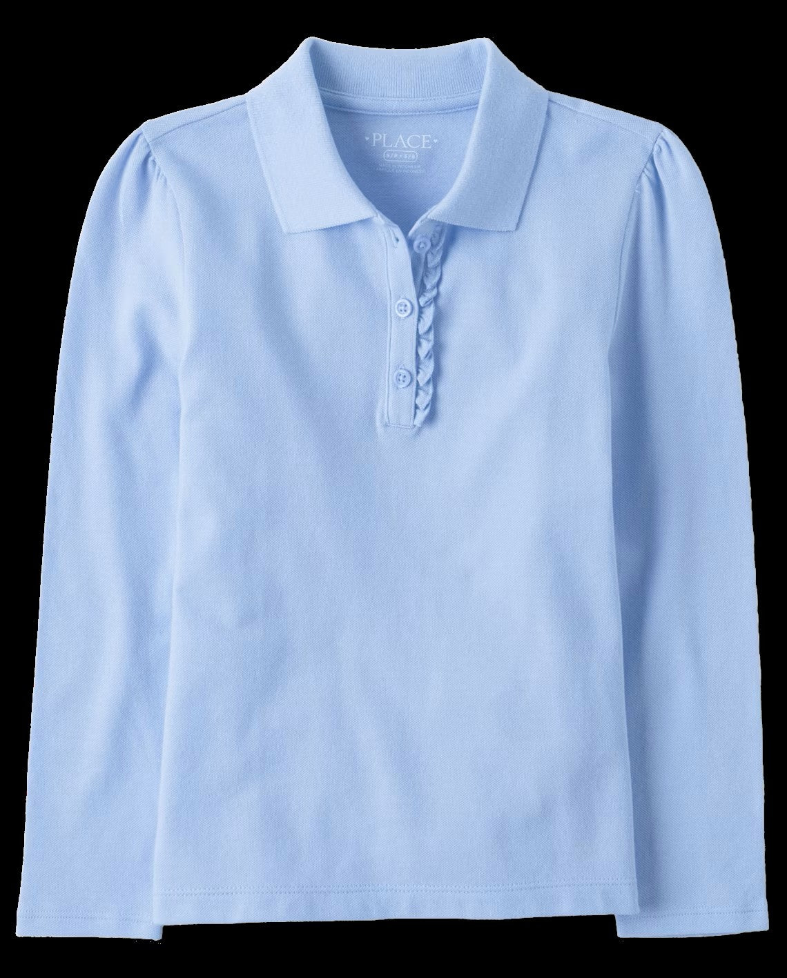 CCA Logo - Children's Place Polo short or long sleeve with ruffle