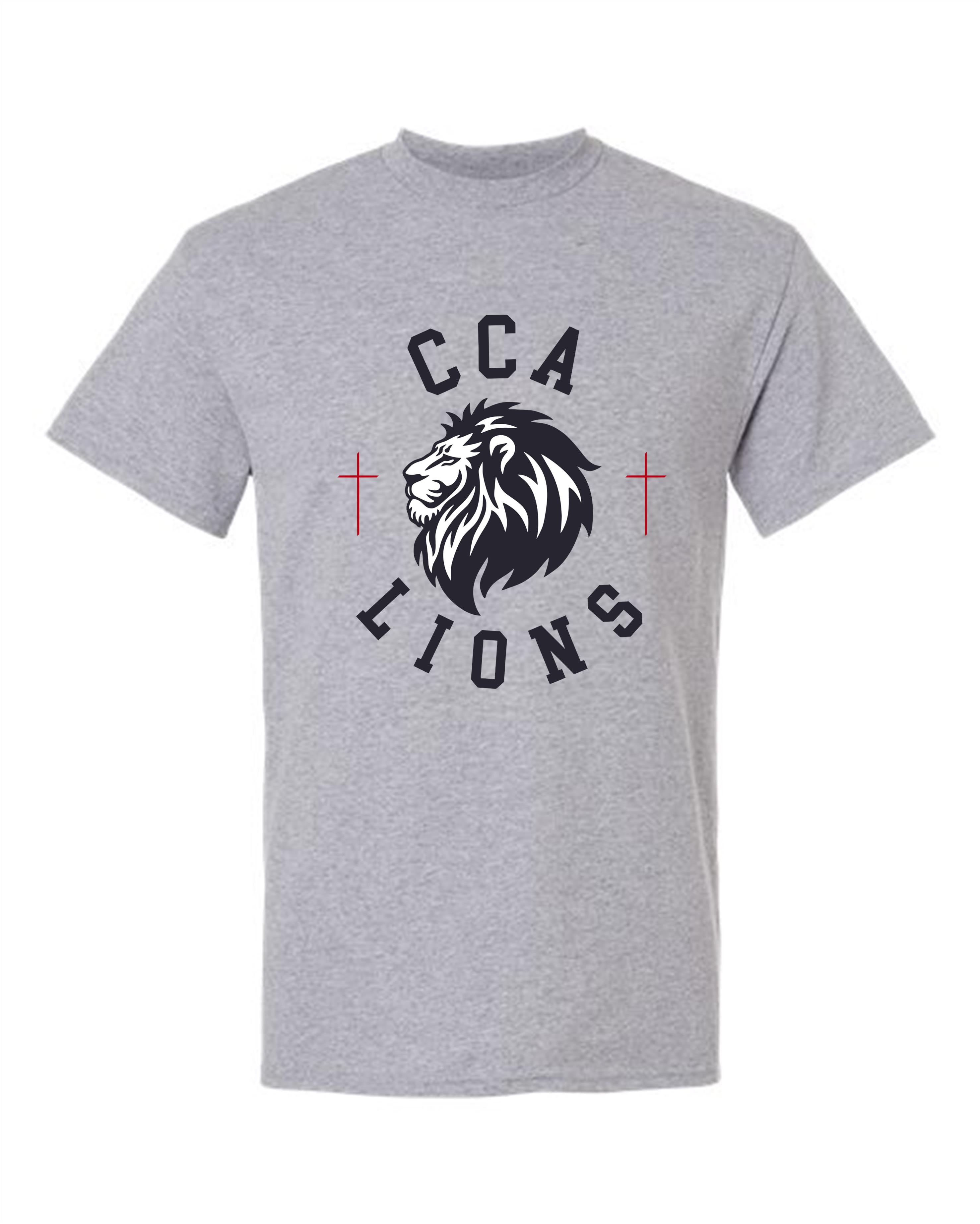CCA CORNERSTONE LIONS  Lion Head Shown from the side with Crosses Design #DD