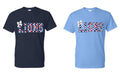 CCA LIONS COLOR BLOCKS WORD WITH BOW