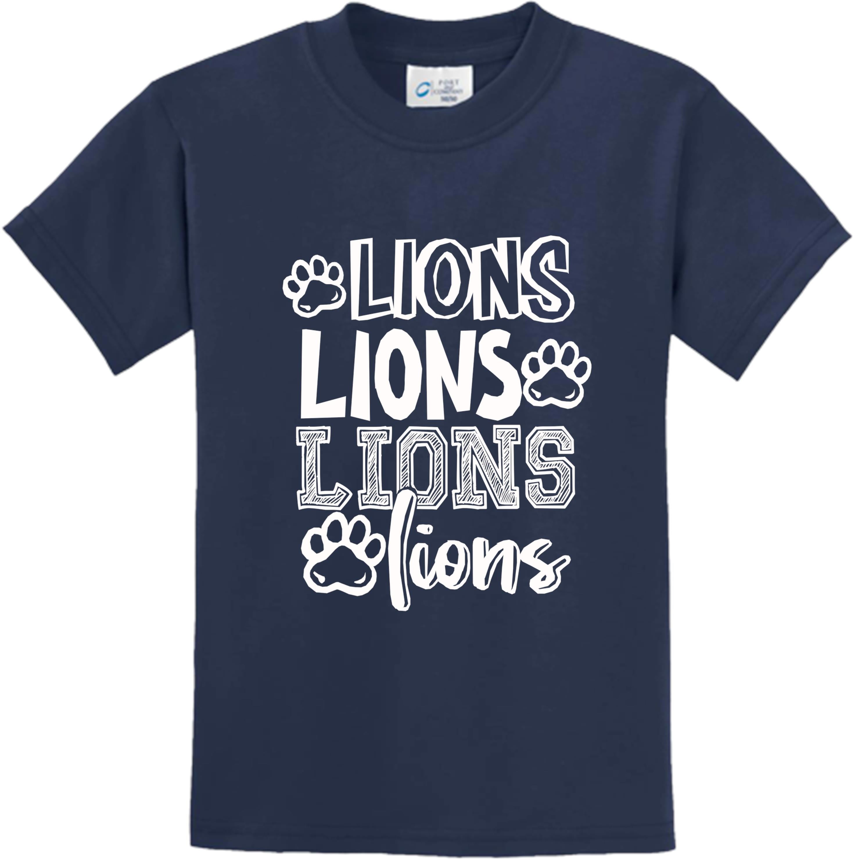 CCA LIONS V2026 #E CREST LION FACE WITH CROSS