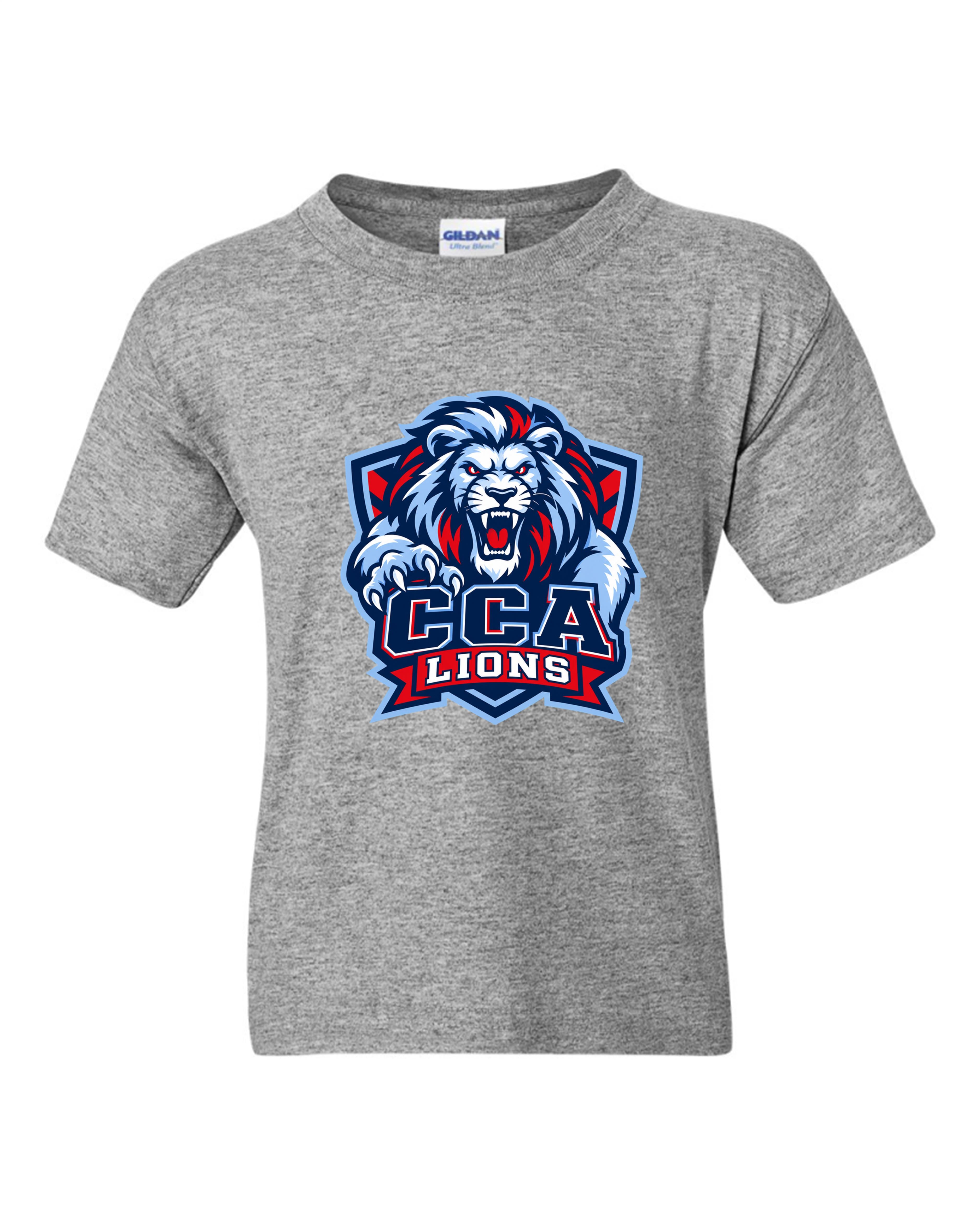 CCA CORNERSTONE LIONS Lion in crest showing his paw Design #B