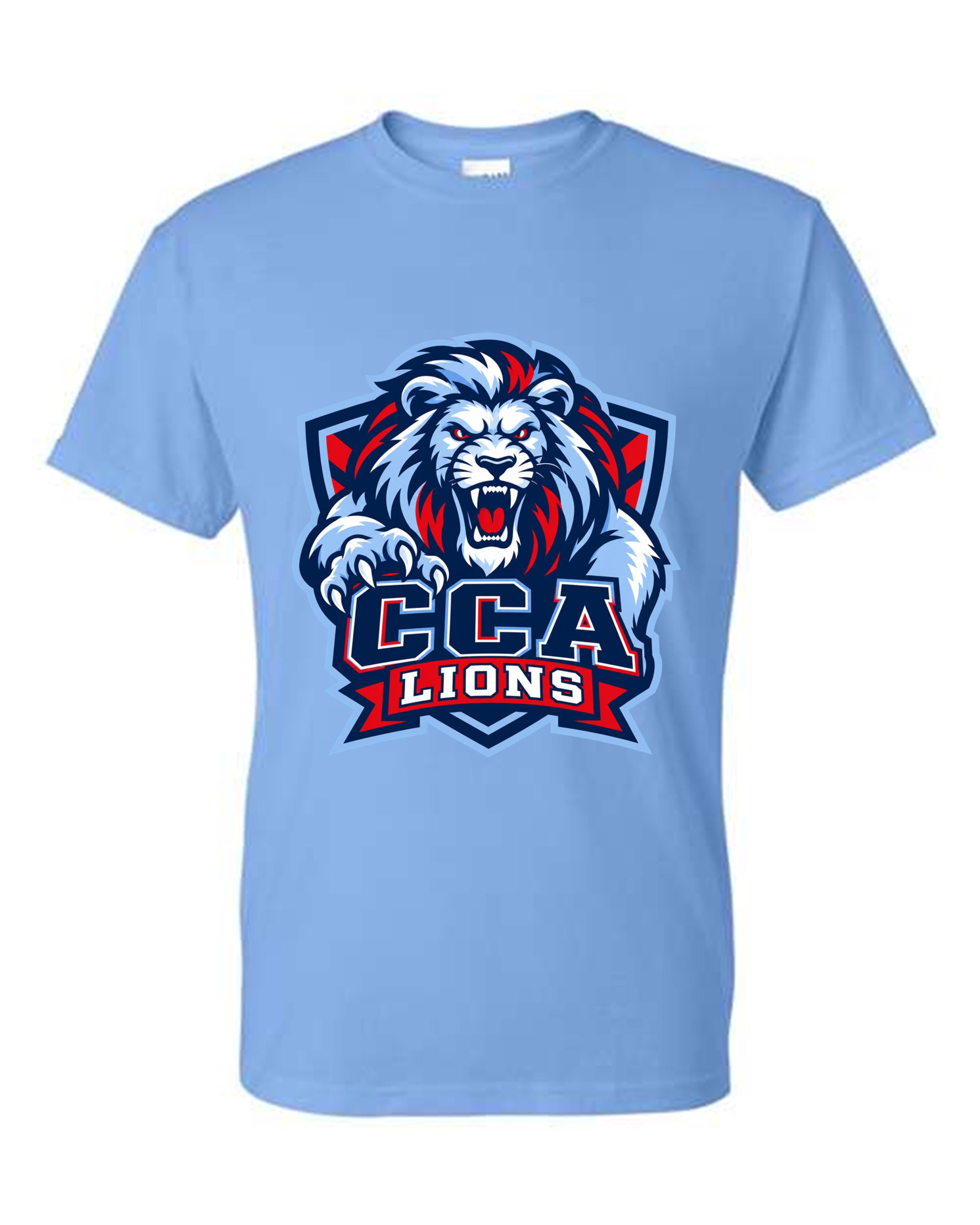CCA CORNERSTONE LIONS Lion in crest showing his paw Design #B