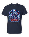 CCA CORNERSTONE LIONS Lion in crest showing his paw Design #B