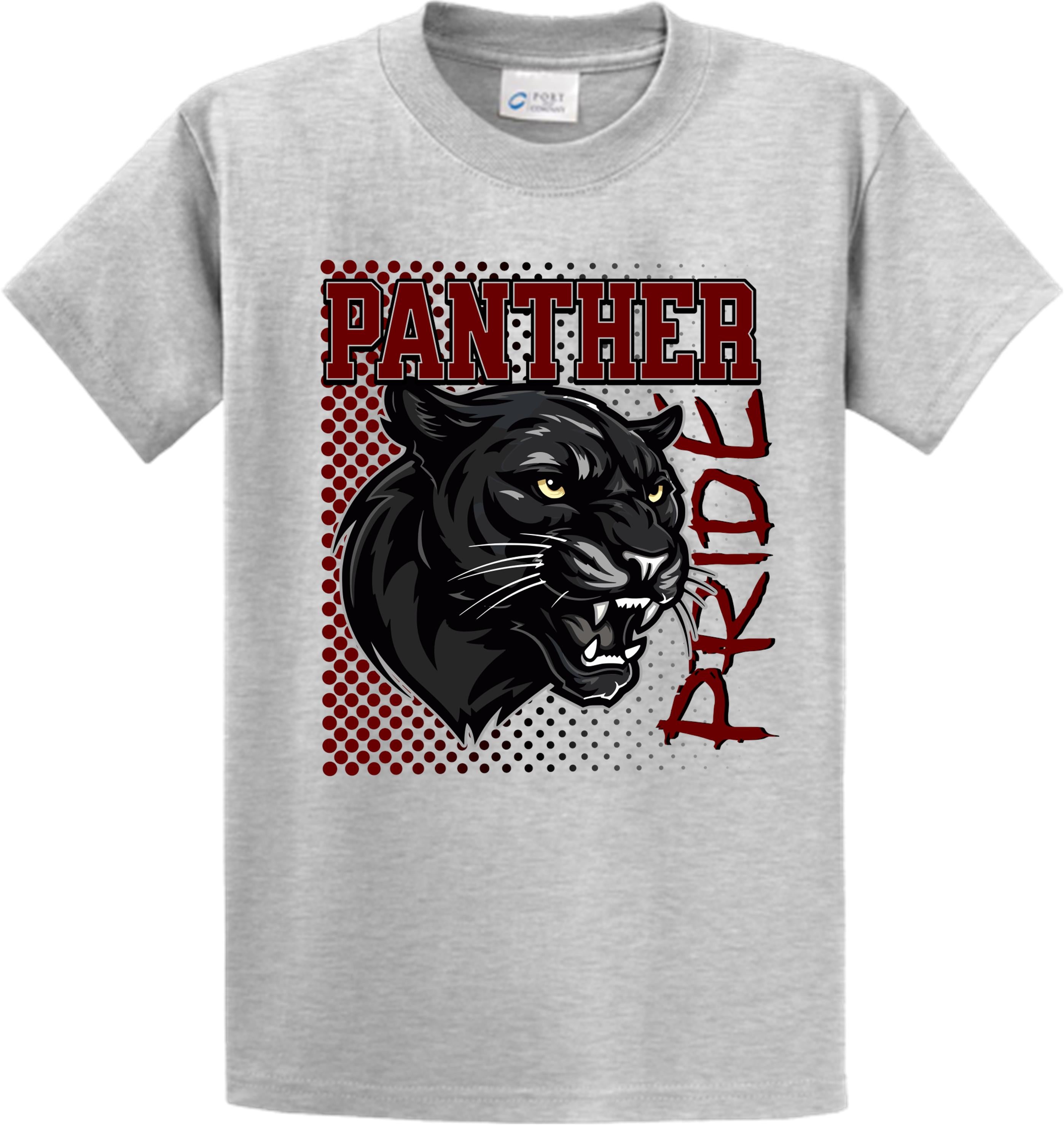 MHS PANTHER PRIDE ON GRAY YOUTH OR ADULT