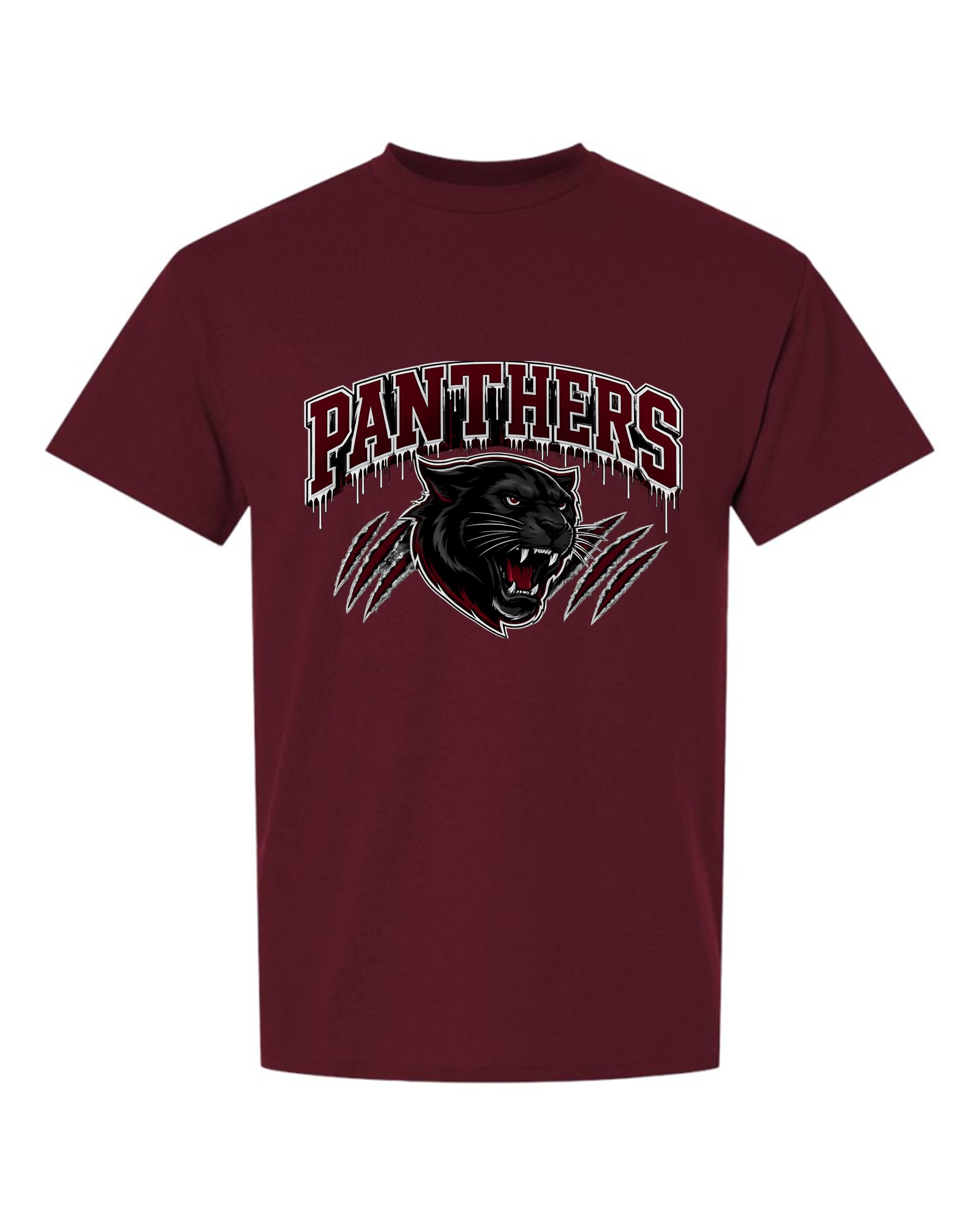 MHS SPIRIT PANTHER SHIRT PANTHERS DRIPPING