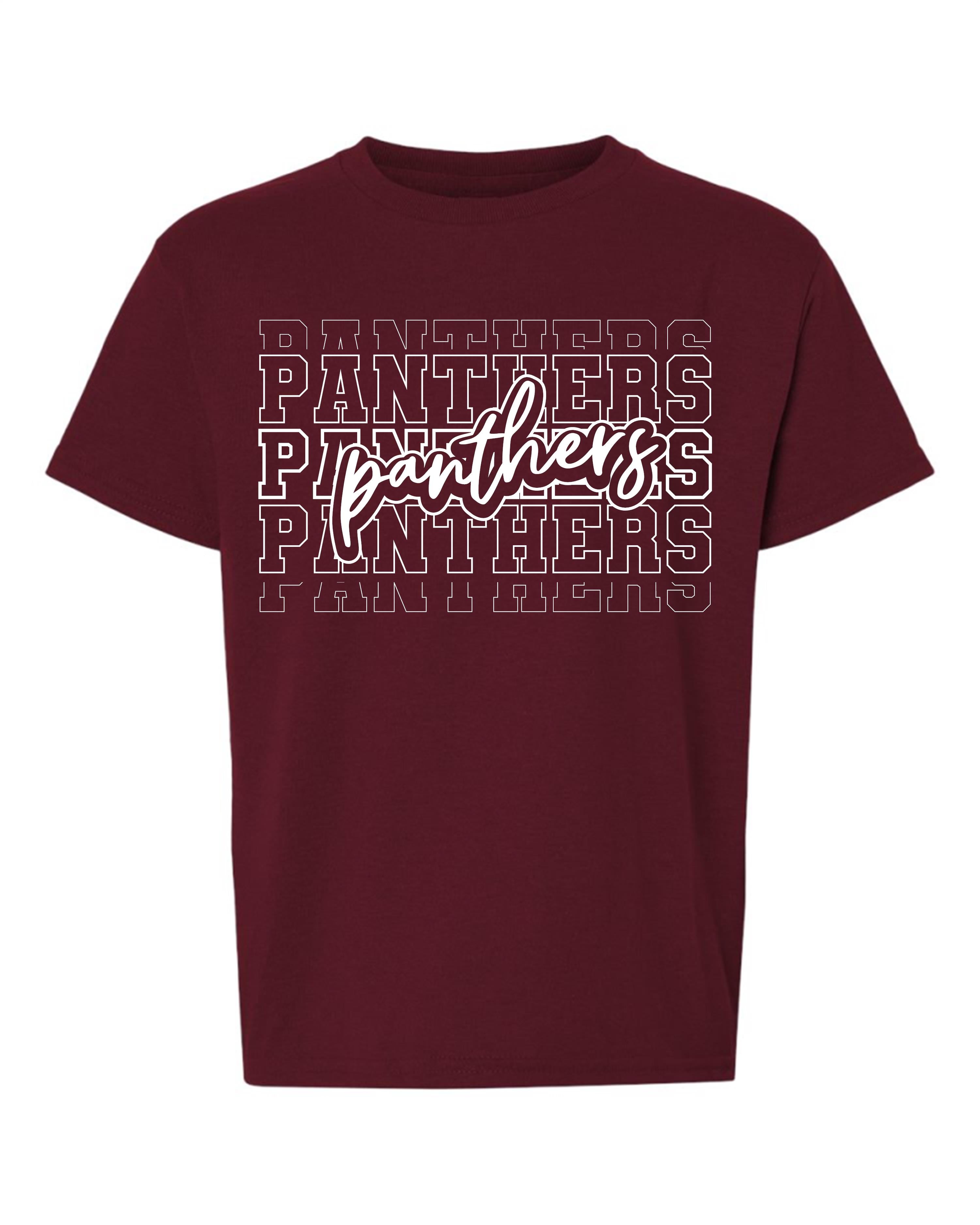 MHS SPIRIT PANTHERS FADE DESIGN