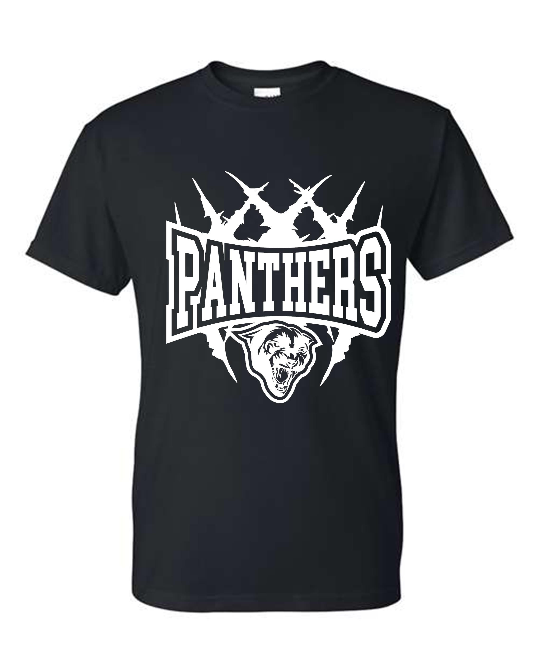 MHS SPIRIT PANTHERS CLAWED WITH FACE