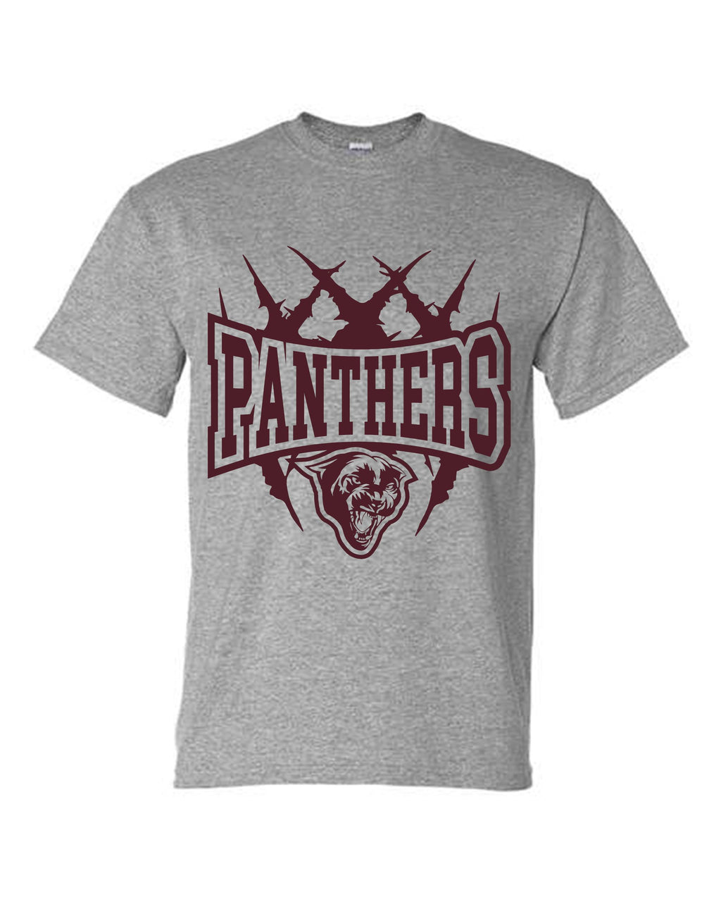 MHS SPIRIT PANTHERS CLAWED WITH FACE