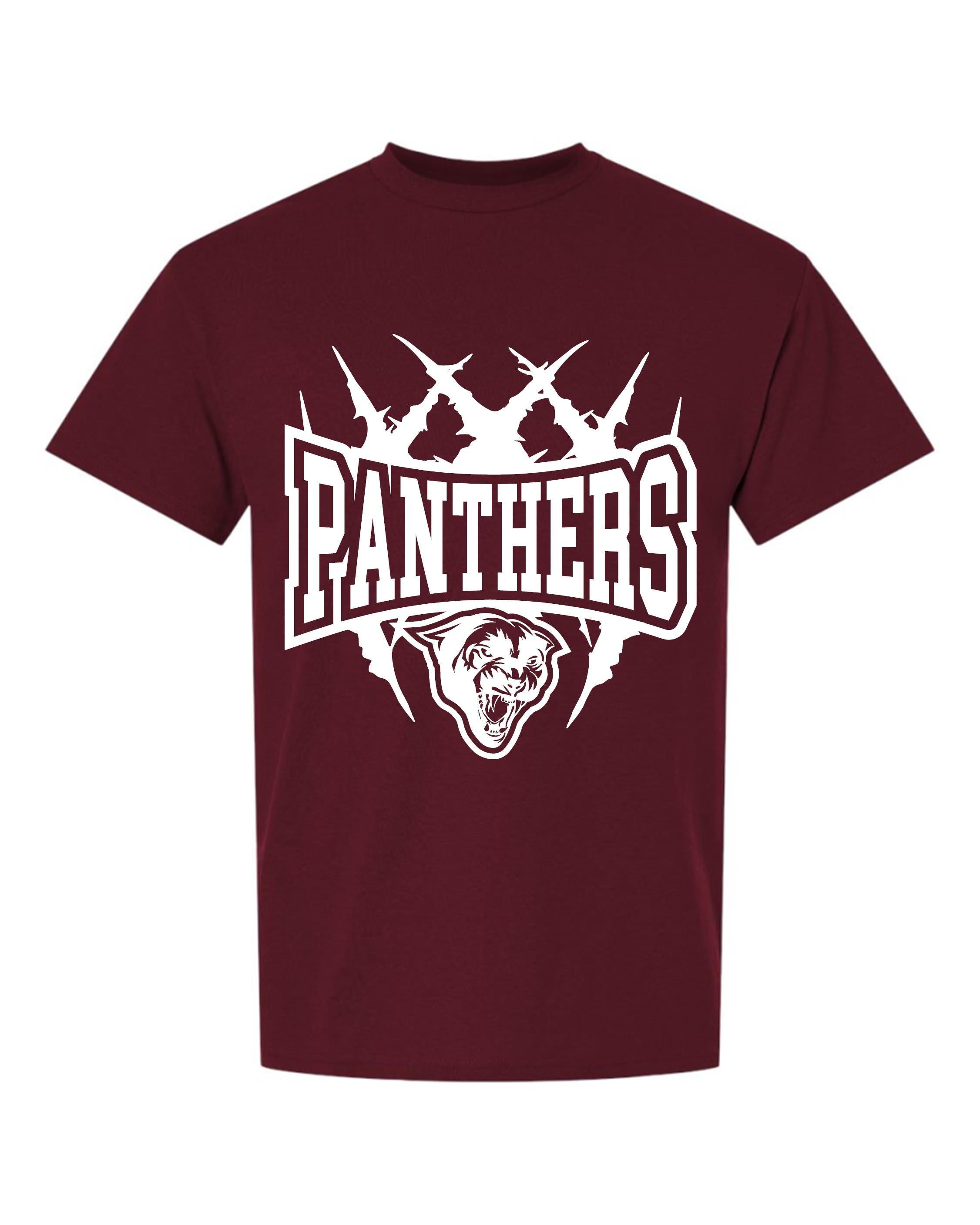 MHS SPIRIT PANTHERS CLAWED WITH FACE