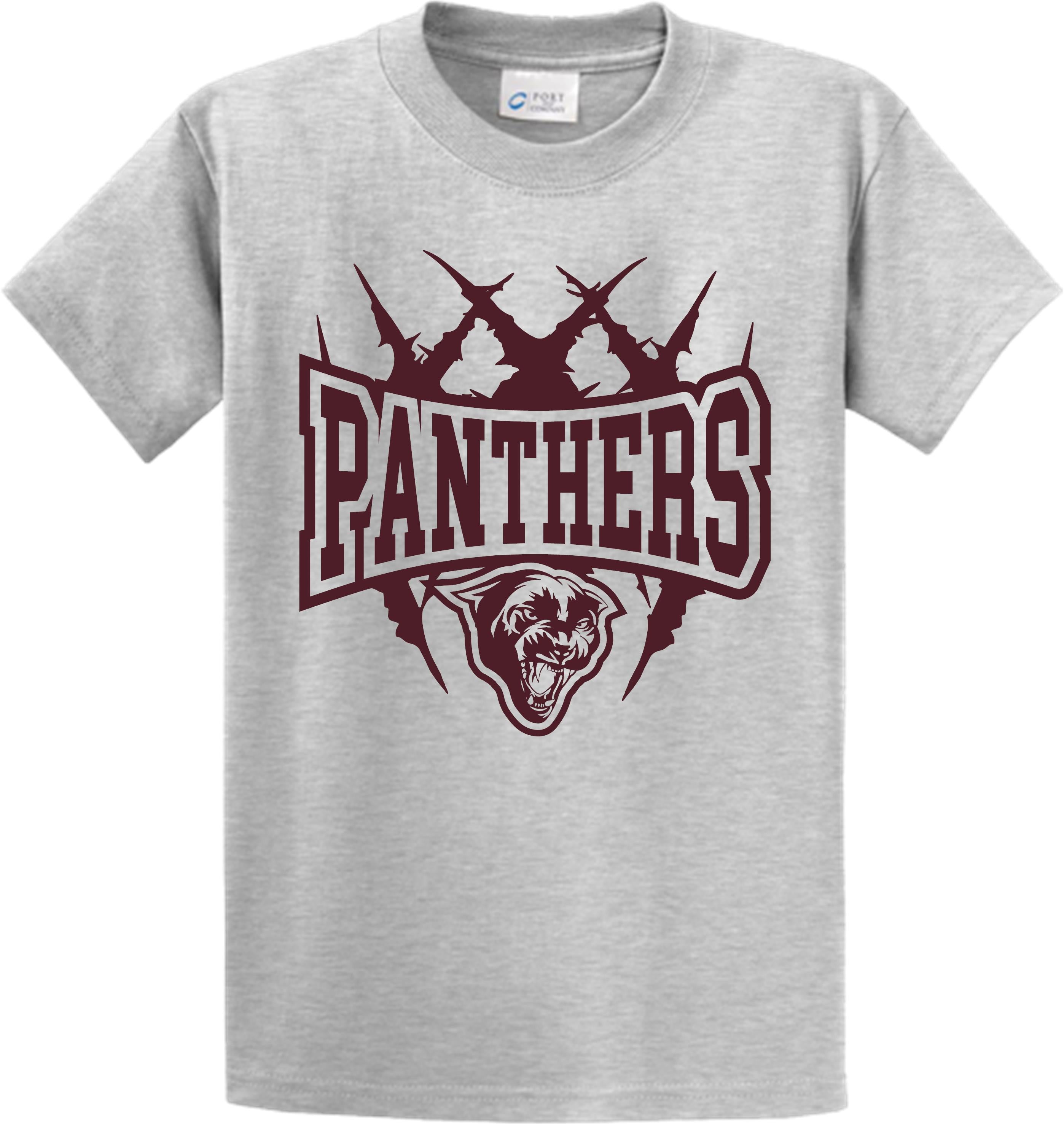 MHS SPIRIT PANTHERS CLAWED WITH FACE