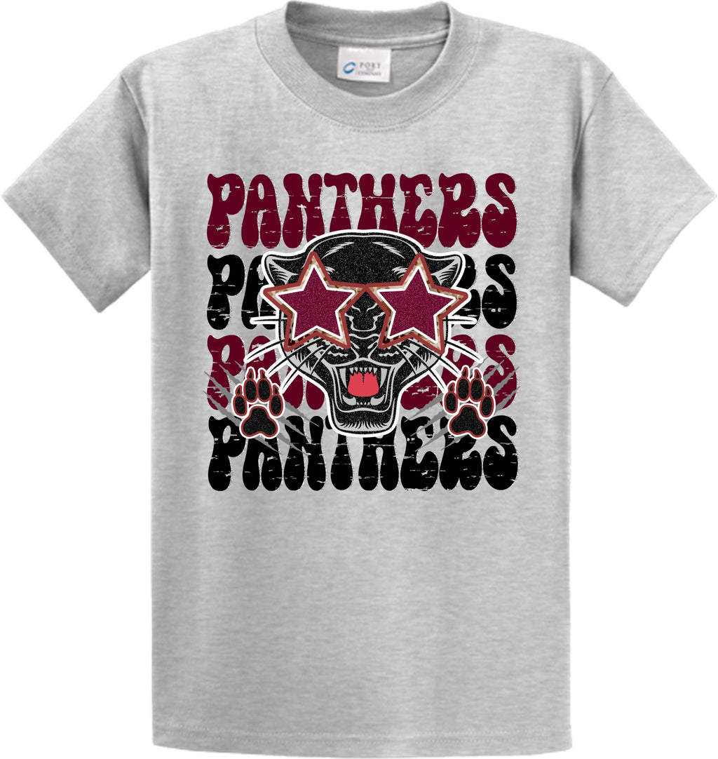 MHS SPIRIT SHIRTS PANTHERS WITH STARS**