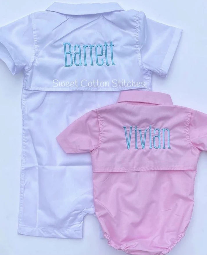 Fishing onesie infant/toddler