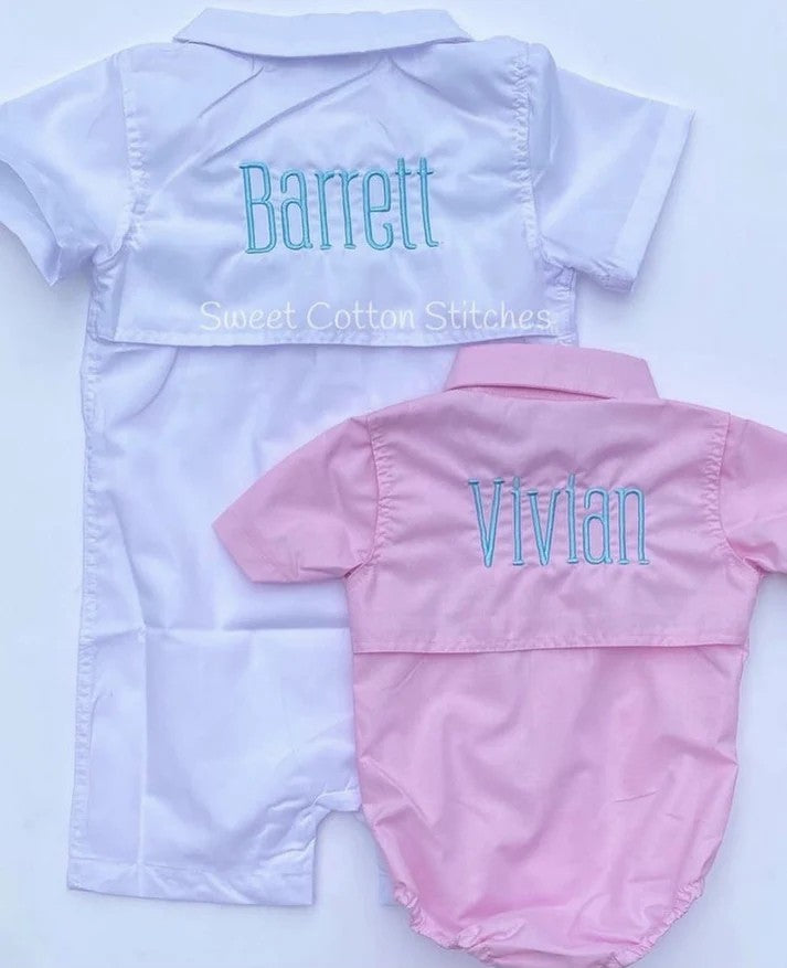 Fishing onesie infant/toddler