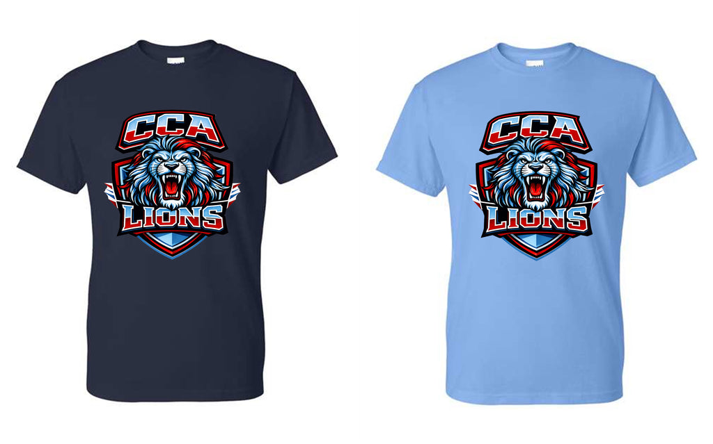 CCA LIONS V2026 #G ROARING LION WITH TWO TONED LETTERING