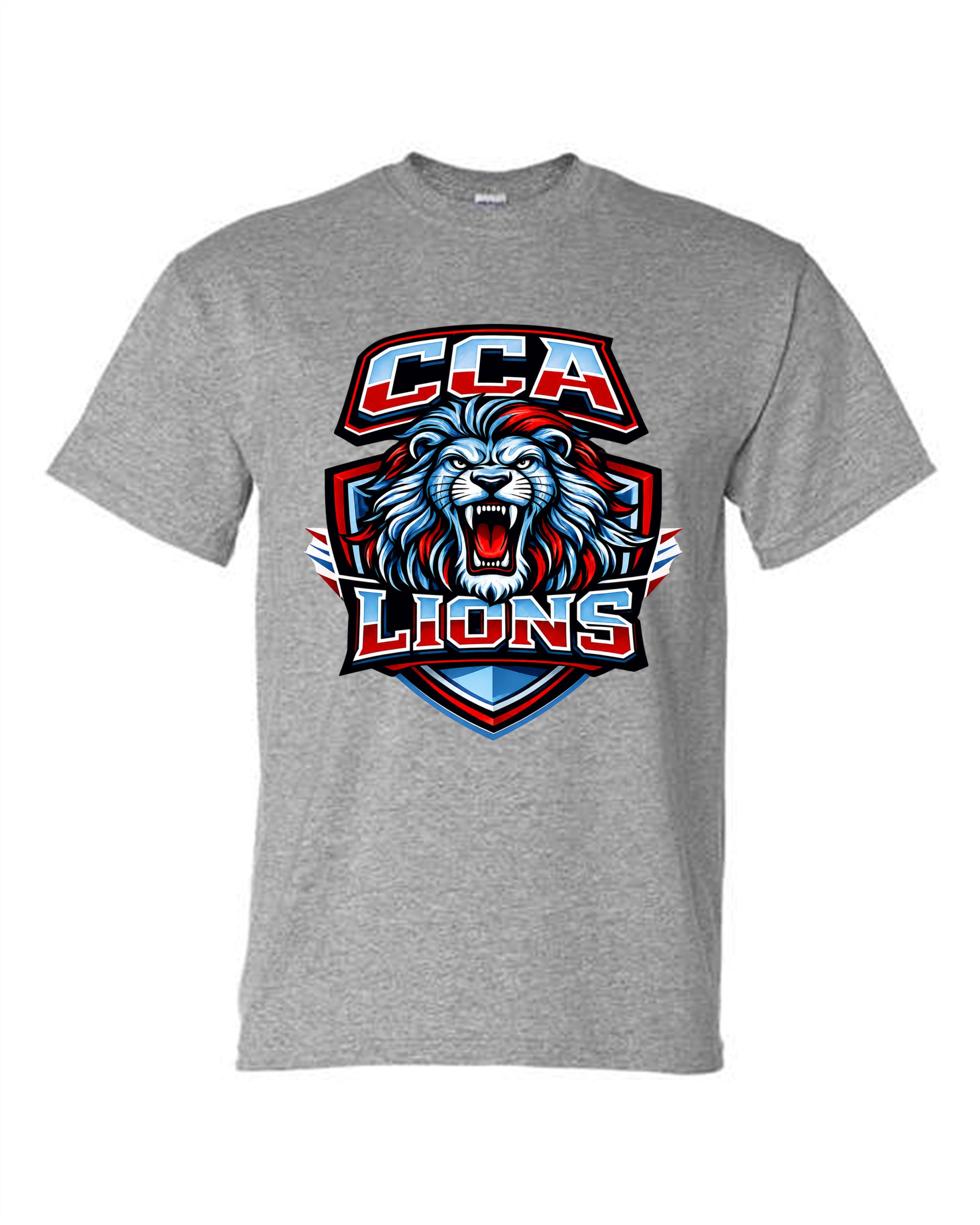 CCA LIONS V2026 #G ROARING LION WITH TWO TONED LETTERING
