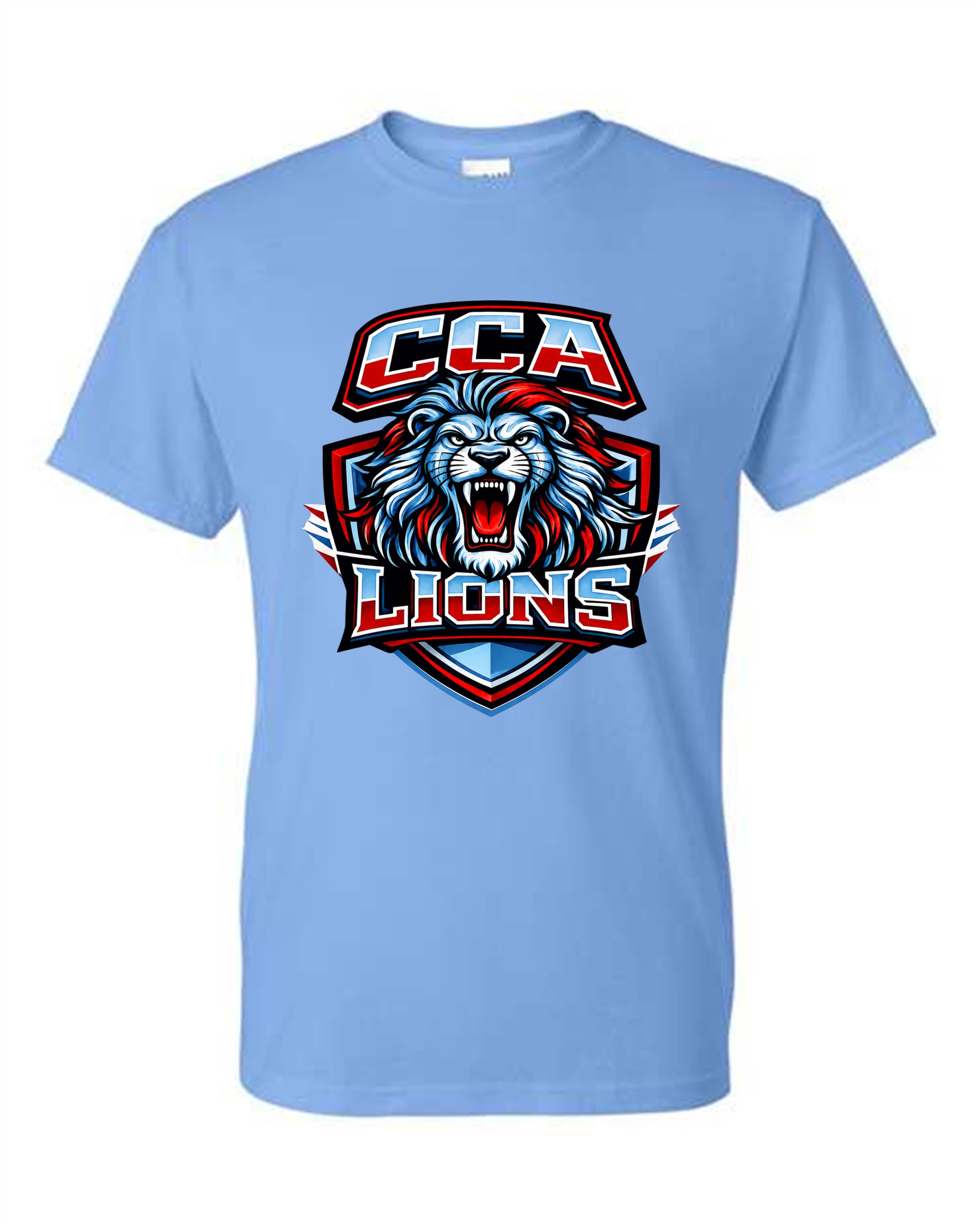 CCA LIONS V2026 #G ROARING LION WITH TWO TONED LETTERING