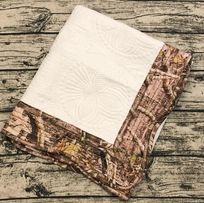 Heirloom baby quilt/throw quilt/lap quilt w/ Bible Verse