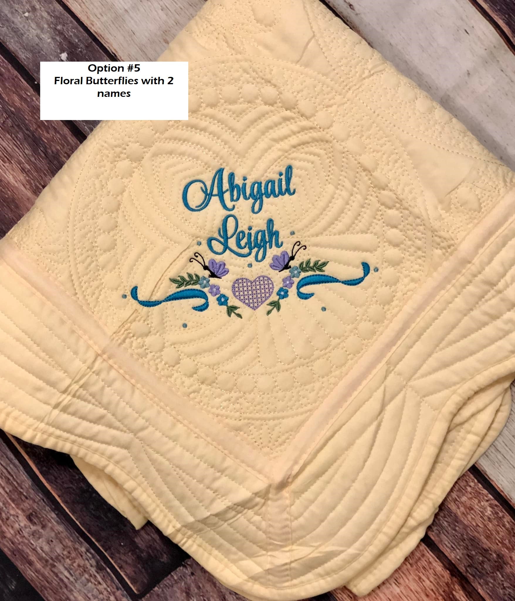 Heirloom baby quilt/throw quilt/lap quilt